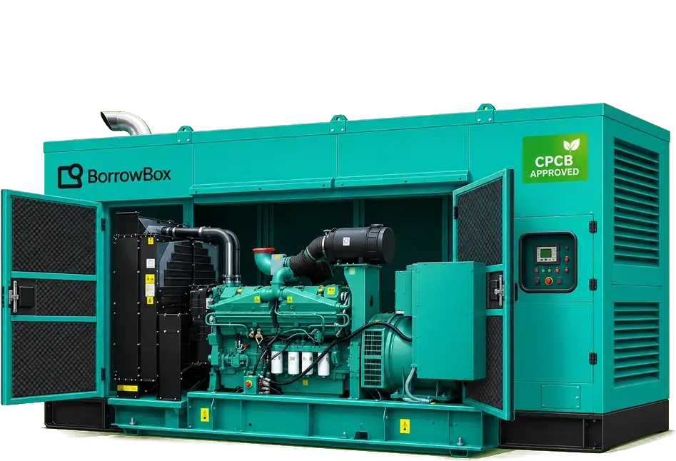 BorrowBox 800 kVA silent canopy generator