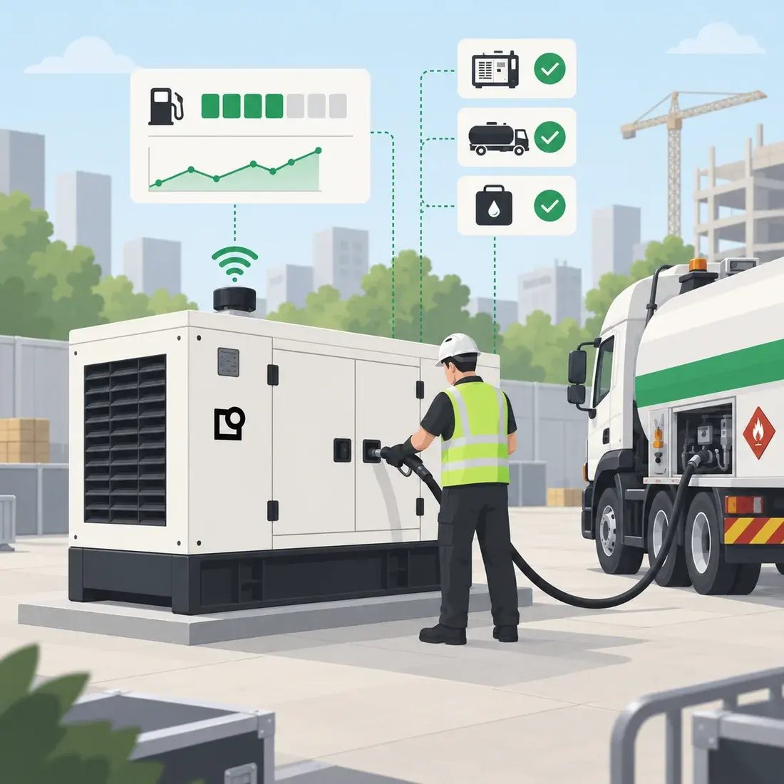 Fuel your generator without the hassle.